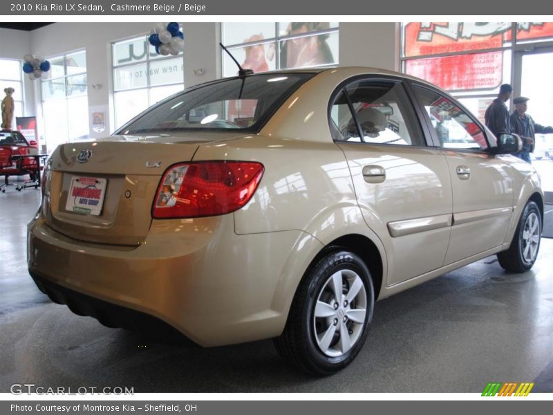 Cashmere Beige / Beige 2010 Kia Rio LX Sedan