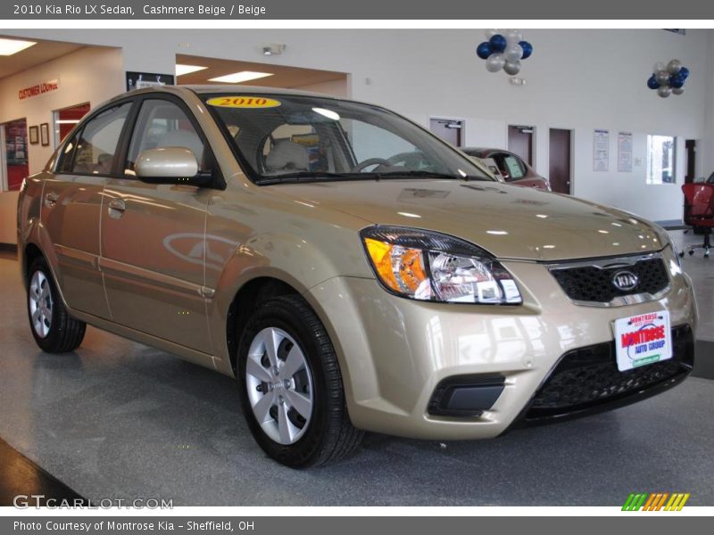 Cashmere Beige / Beige 2010 Kia Rio LX Sedan
