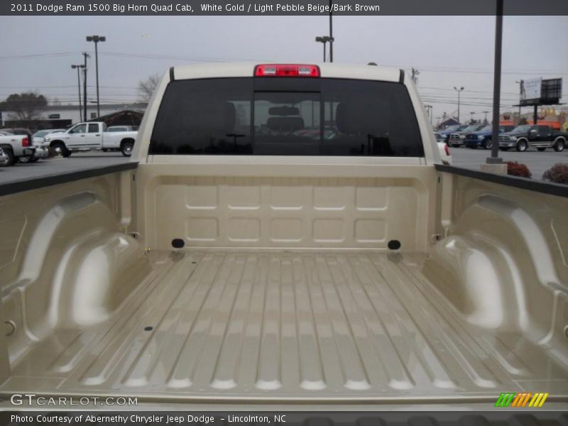 White Gold / Light Pebble Beige/Bark Brown 2011 Dodge Ram 1500 Big Horn Quad Cab