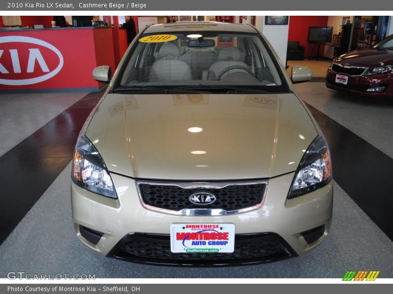 Cashmere Beige / Beige 2010 Kia Rio LX Sedan
