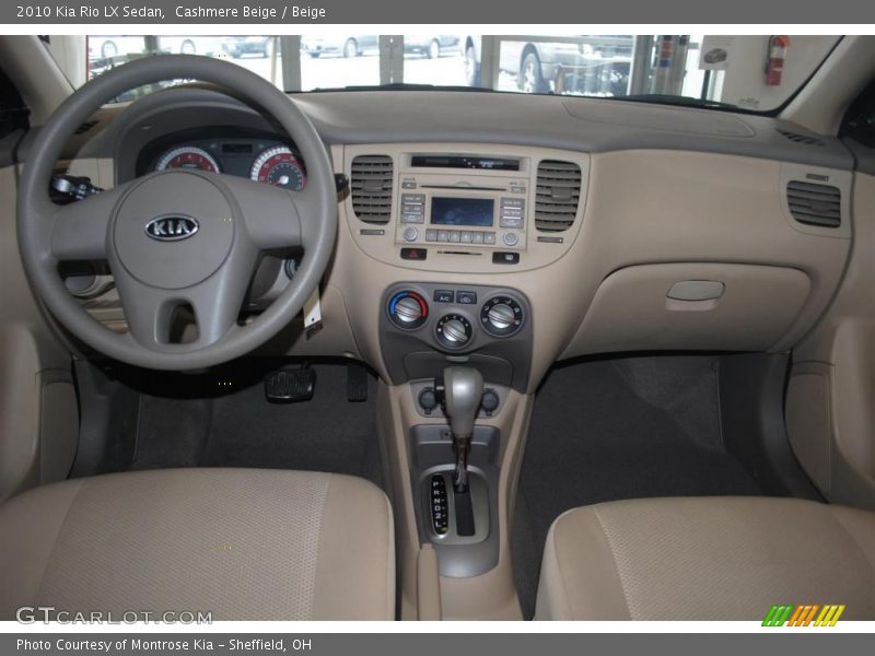 Cashmere Beige / Beige 2010 Kia Rio LX Sedan