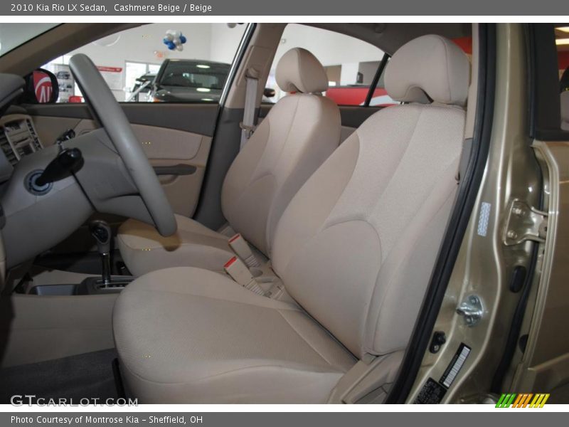 Cashmere Beige / Beige 2010 Kia Rio LX Sedan