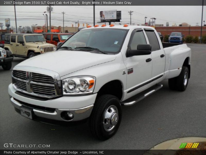 Front 3/4 View of 2007 Ram 3500 SLT Quad Cab 4x4 Dually