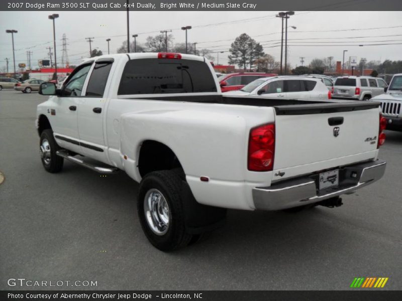  2007 Ram 3500 SLT Quad Cab 4x4 Dually Bright White