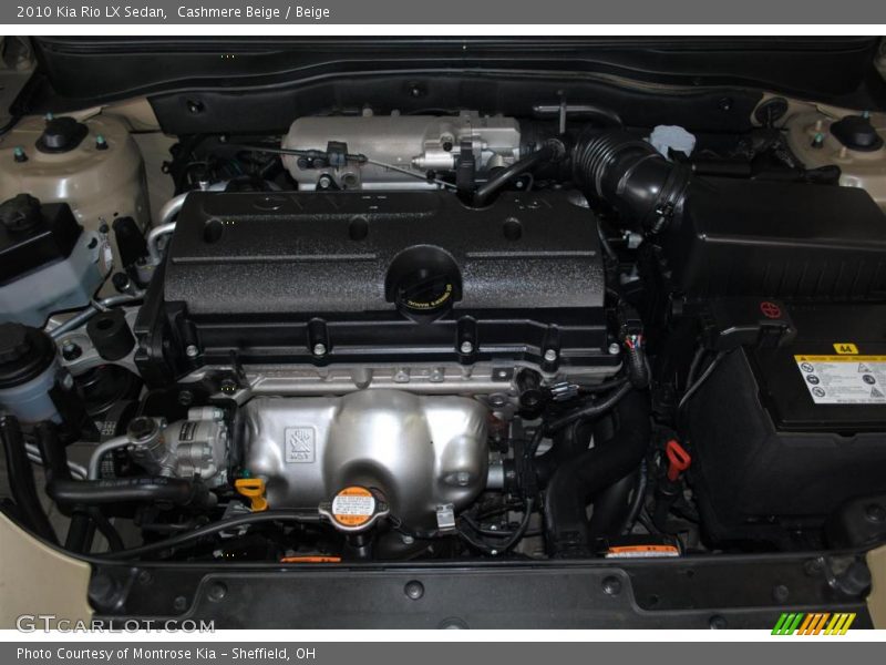 Cashmere Beige / Beige 2010 Kia Rio LX Sedan