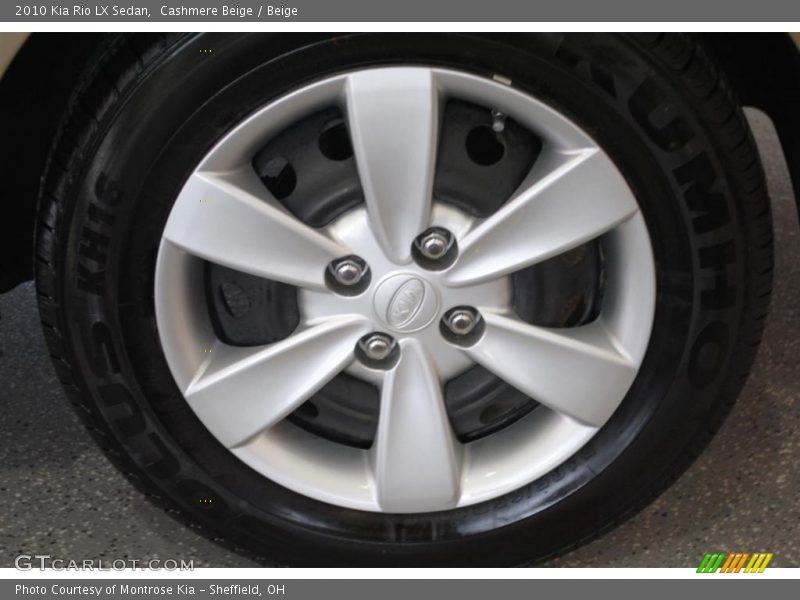 Cashmere Beige / Beige 2010 Kia Rio LX Sedan