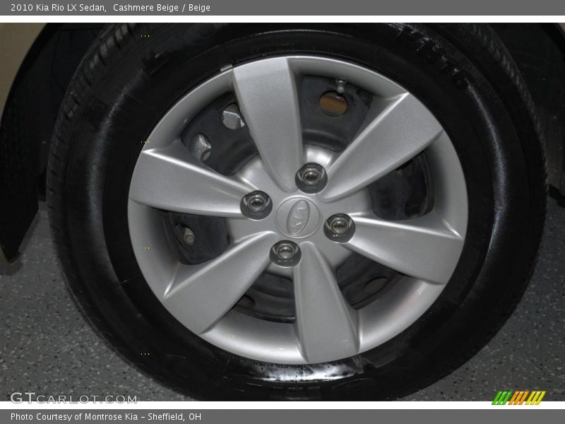 Cashmere Beige / Beige 2010 Kia Rio LX Sedan