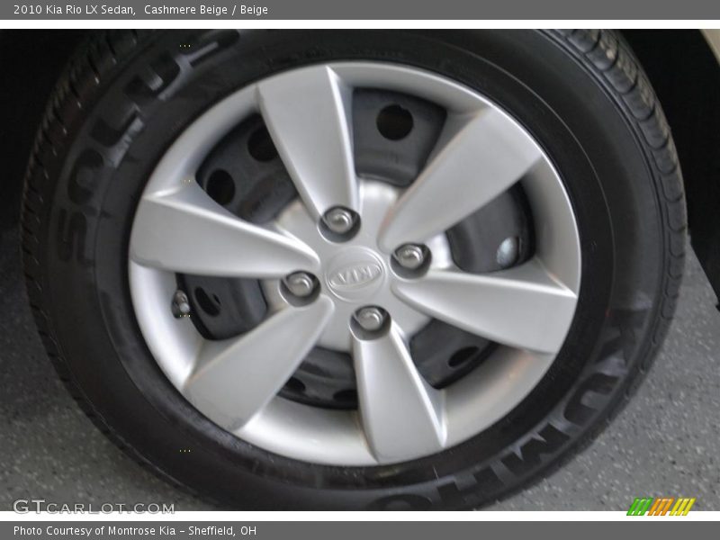 Cashmere Beige / Beige 2010 Kia Rio LX Sedan