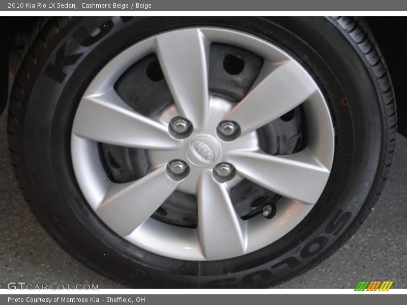 Cashmere Beige / Beige 2010 Kia Rio LX Sedan