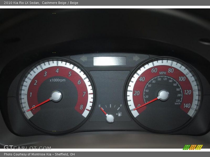 Cashmere Beige / Beige 2010 Kia Rio LX Sedan