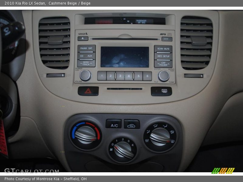Cashmere Beige / Beige 2010 Kia Rio LX Sedan