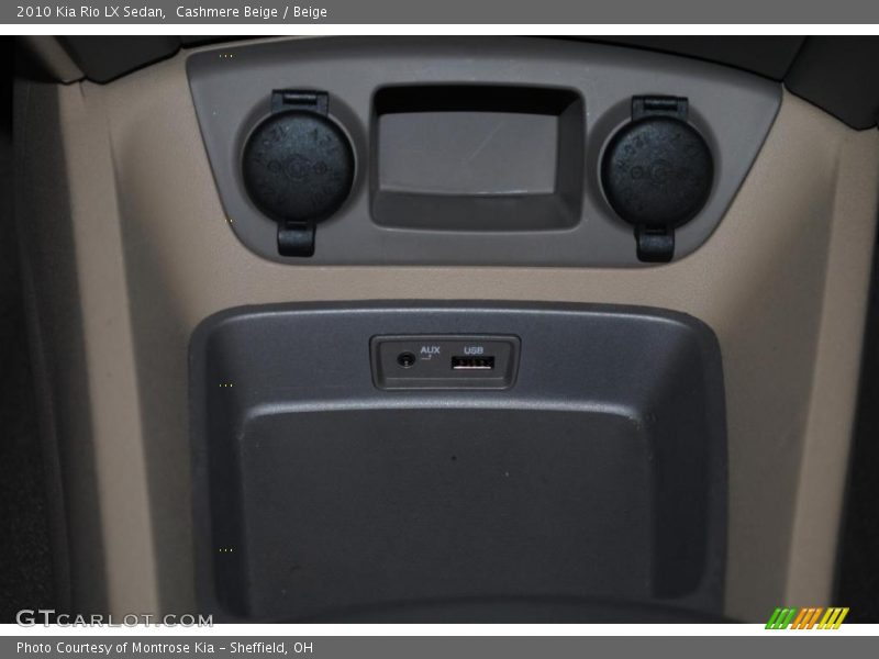 Cashmere Beige / Beige 2010 Kia Rio LX Sedan