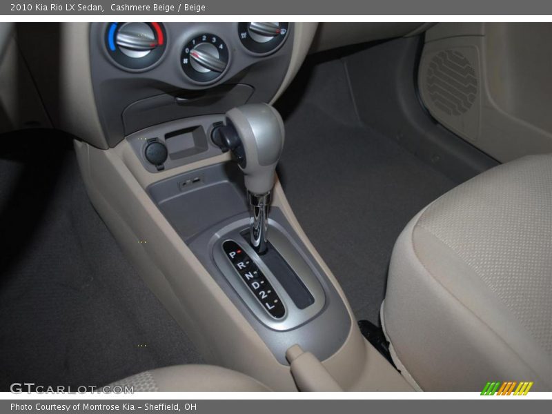 Cashmere Beige / Beige 2010 Kia Rio LX Sedan