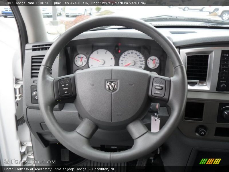  2007 Ram 3500 SLT Quad Cab 4x4 Dually Steering Wheel