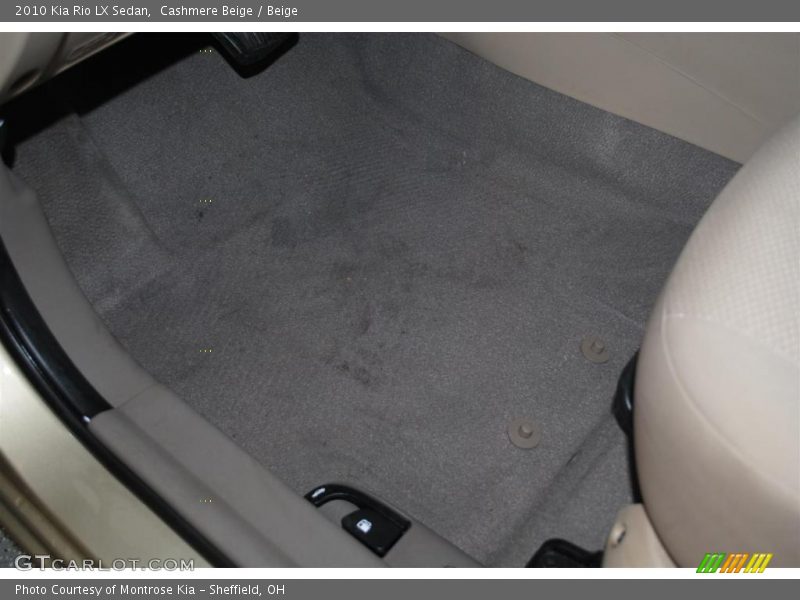 Cashmere Beige / Beige 2010 Kia Rio LX Sedan