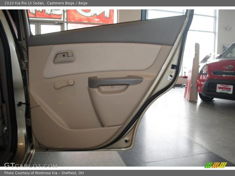 Cashmere Beige / Beige 2010 Kia Rio LX Sedan