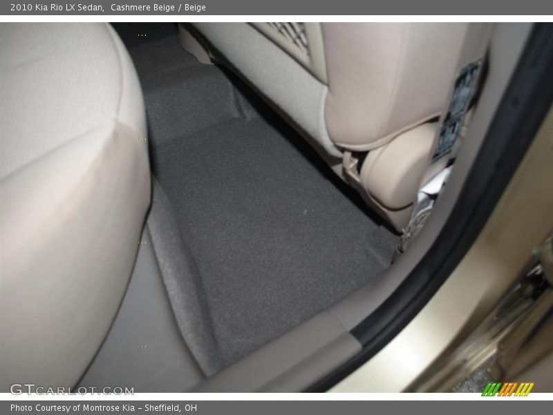 Cashmere Beige / Beige 2010 Kia Rio LX Sedan