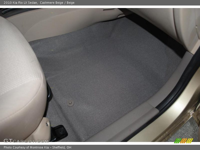 Cashmere Beige / Beige 2010 Kia Rio LX Sedan