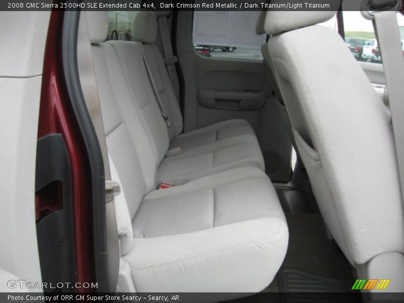 Dark Crimson Red Metallic / Dark Titanium/Light Titanium 2008 GMC Sierra 2500HD SLE Extended Cab 4x4