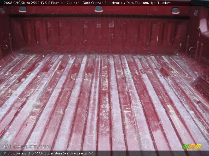 Dark Crimson Red Metallic / Dark Titanium/Light Titanium 2008 GMC Sierra 2500HD SLE Extended Cab 4x4