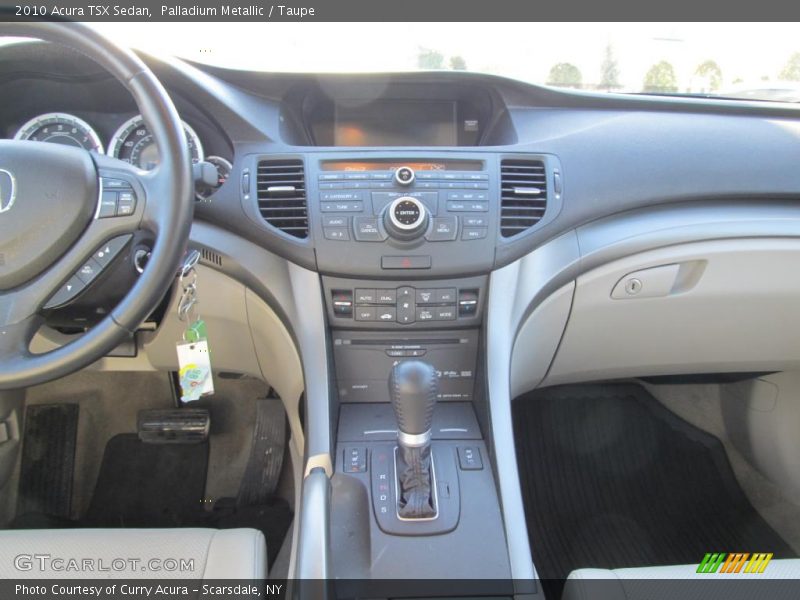 Palladium Metallic / Taupe 2010 Acura TSX Sedan