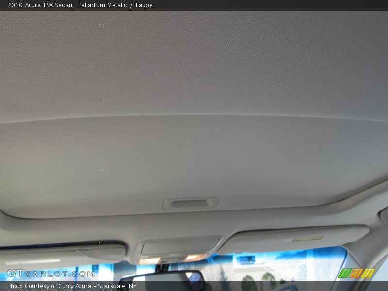 Palladium Metallic / Taupe 2010 Acura TSX Sedan