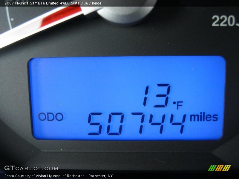 Slate Blue / Beige 2007 Hyundai Santa Fe Limited 4WD