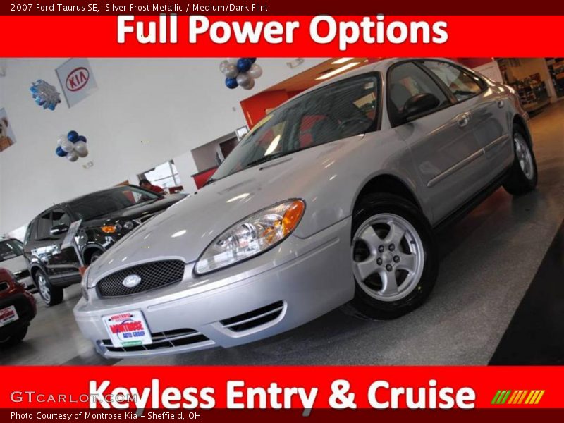 Silver Frost Metallic / Medium/Dark Flint 2007 Ford Taurus SE