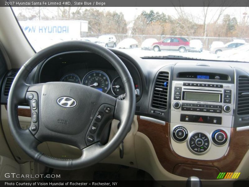 Slate Blue / Beige 2007 Hyundai Santa Fe Limited 4WD