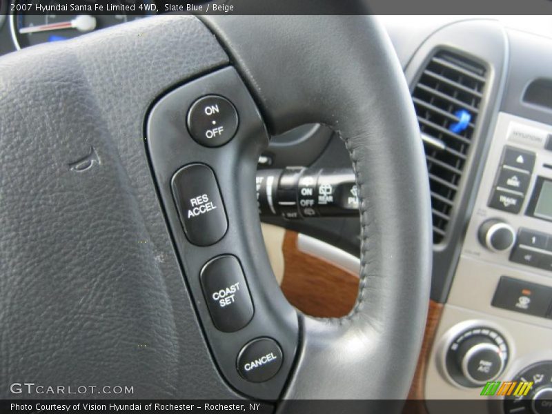 Slate Blue / Beige 2007 Hyundai Santa Fe Limited 4WD