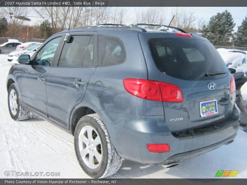 Slate Blue / Beige 2007 Hyundai Santa Fe Limited 4WD