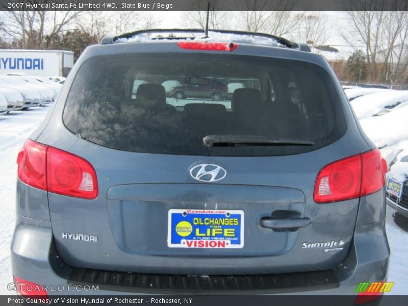 Slate Blue / Beige 2007 Hyundai Santa Fe Limited 4WD