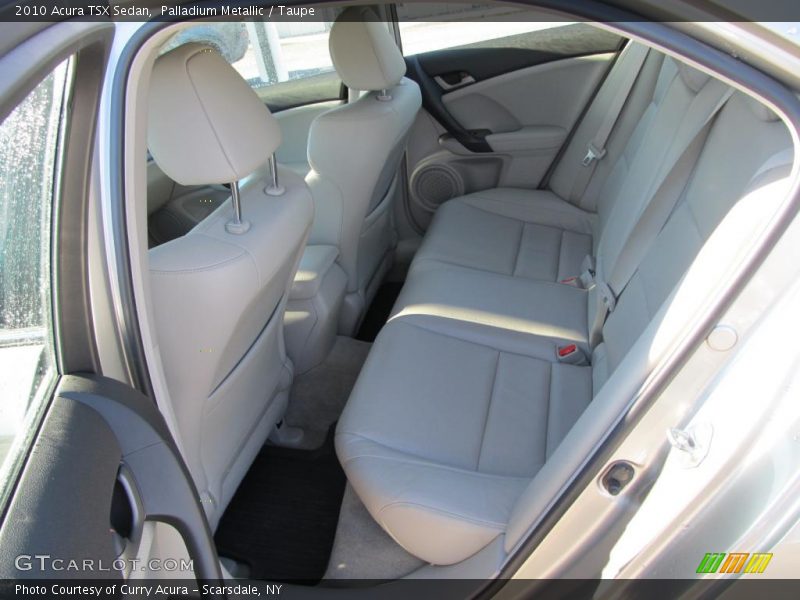 Palladium Metallic / Taupe 2010 Acura TSX Sedan