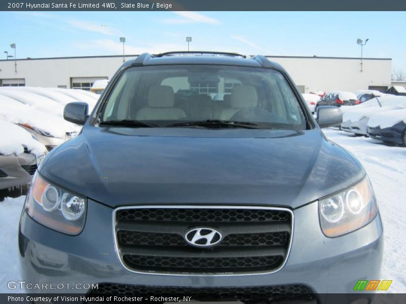 Slate Blue / Beige 2007 Hyundai Santa Fe Limited 4WD