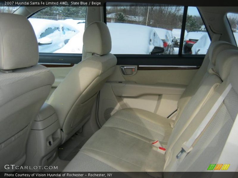 Slate Blue / Beige 2007 Hyundai Santa Fe Limited 4WD