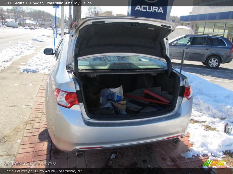 Palladium Metallic / Taupe 2010 Acura TSX Sedan