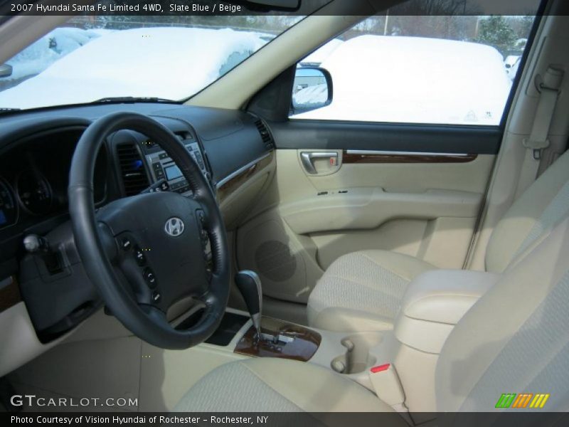 Slate Blue / Beige 2007 Hyundai Santa Fe Limited 4WD