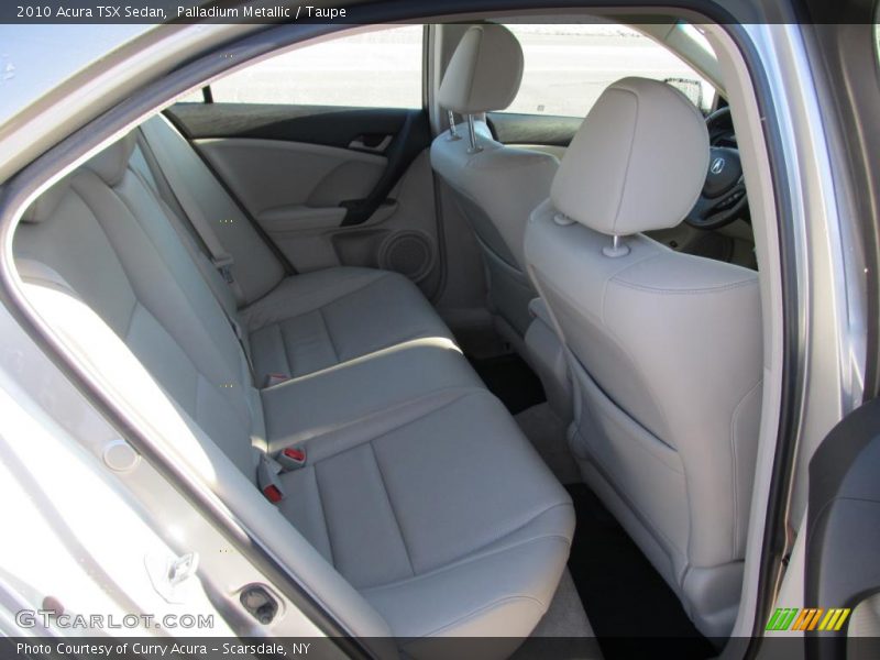 Palladium Metallic / Taupe 2010 Acura TSX Sedan