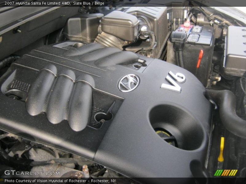 Slate Blue / Beige 2007 Hyundai Santa Fe Limited 4WD