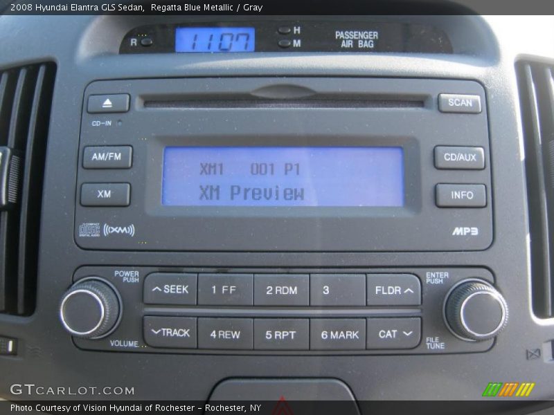 Regatta Blue Metallic / Gray 2008 Hyundai Elantra GLS Sedan