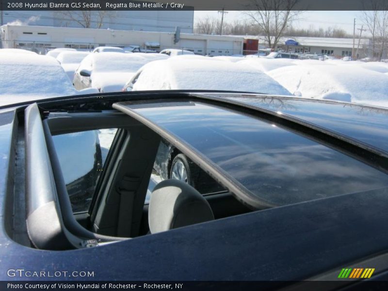 Regatta Blue Metallic / Gray 2008 Hyundai Elantra GLS Sedan