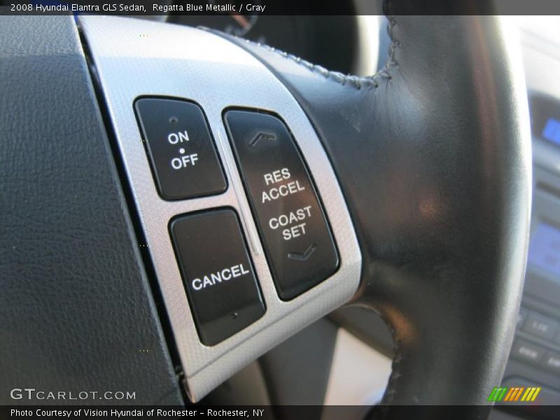 Regatta Blue Metallic / Gray 2008 Hyundai Elantra GLS Sedan