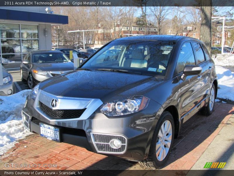Grigio Metallic / Taupe 2011 Acura RDX Technology SH-AWD