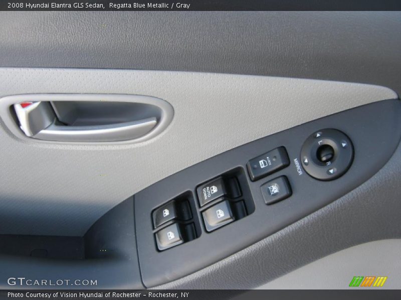 Regatta Blue Metallic / Gray 2008 Hyundai Elantra GLS Sedan