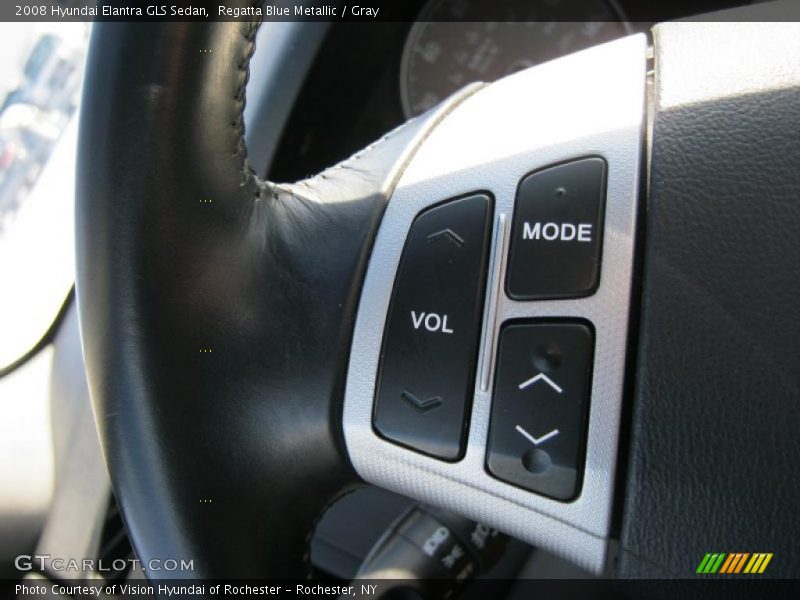 Regatta Blue Metallic / Gray 2008 Hyundai Elantra GLS Sedan