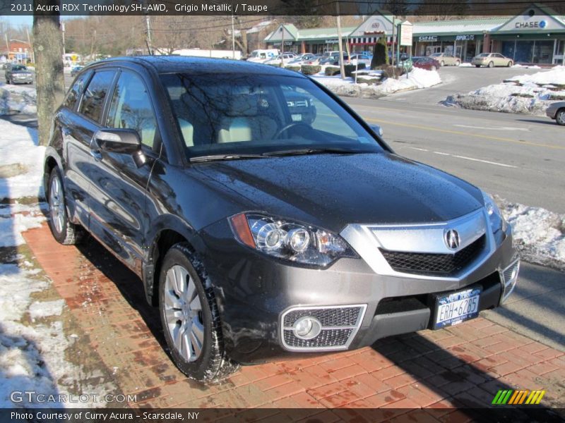 Grigio Metallic / Taupe 2011 Acura RDX Technology SH-AWD