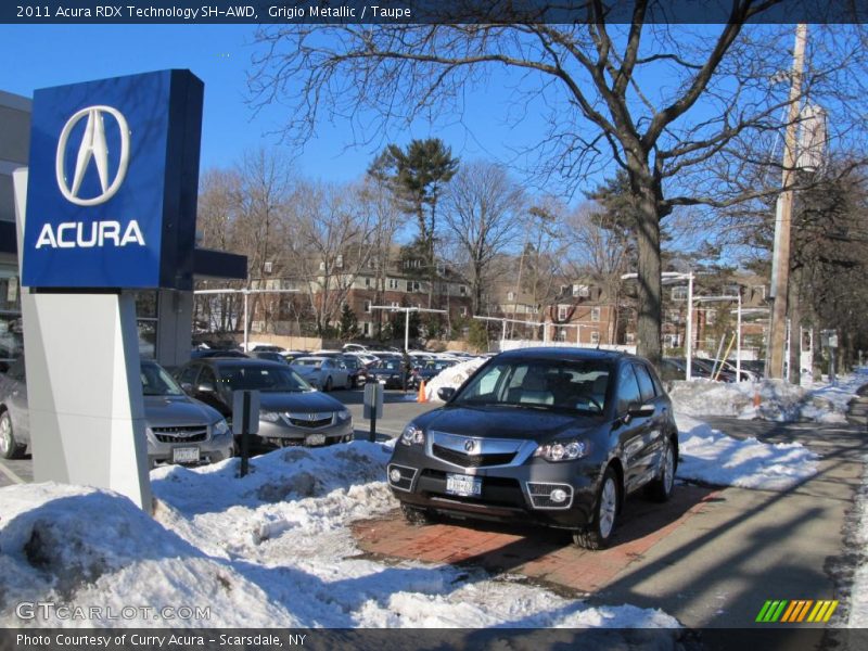 Grigio Metallic / Taupe 2011 Acura RDX Technology SH-AWD