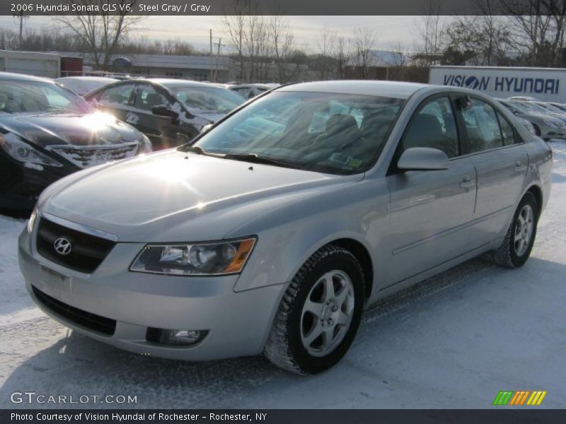 Steel Gray / Gray 2006 Hyundai Sonata GLS V6