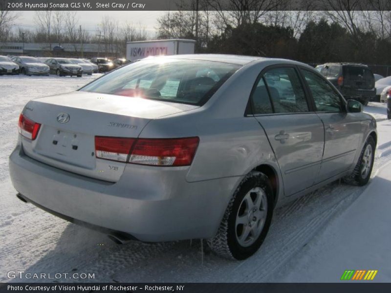 Steel Gray / Gray 2006 Hyundai Sonata GLS V6