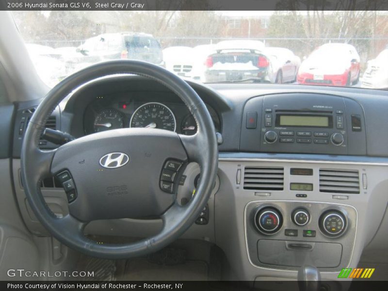 Steel Gray / Gray 2006 Hyundai Sonata GLS V6